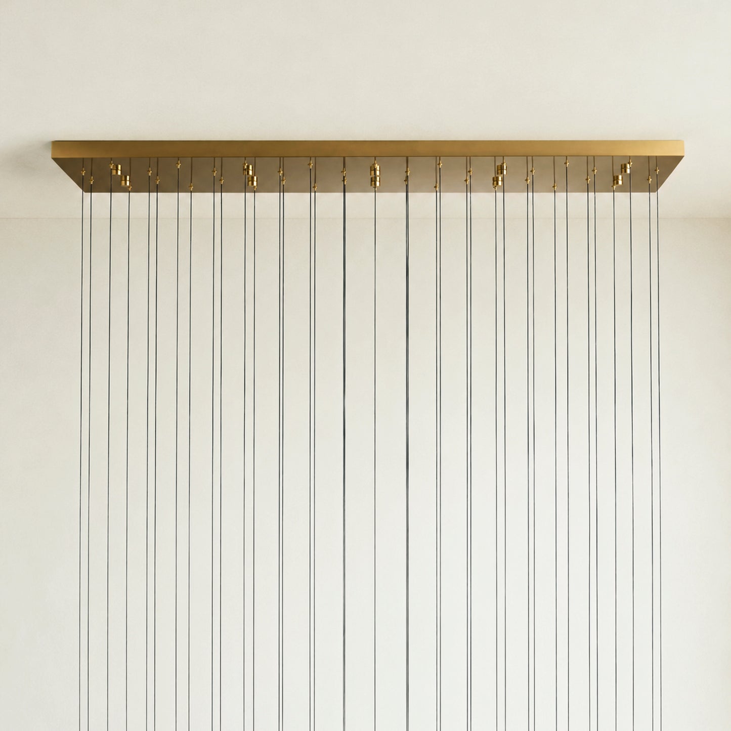 Soltaire Glass Linear Chandelier