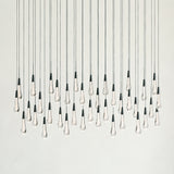 Soltaire Glass Linear Chandelier