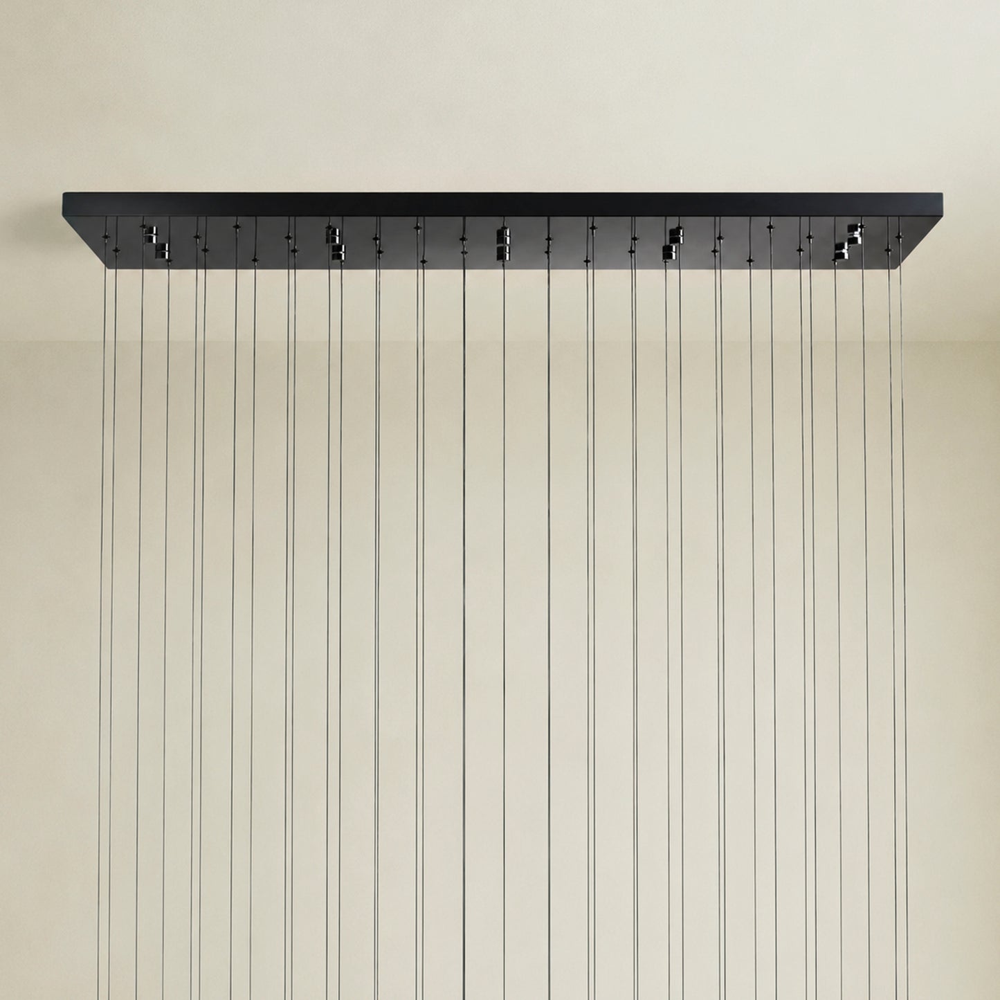 Soltaire Glass Linear Chandelier