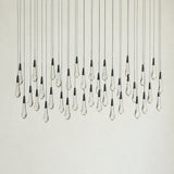 Soltaire Glass Linear Chandelier