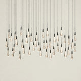 Soltaire Glass Linear Chandelier
