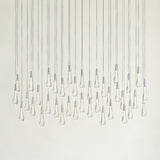 Soltaire Glass Linear Chandelier