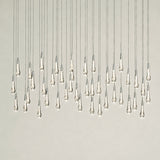 Soltaire Glass Linear Chandelier