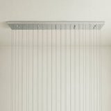Soltaire Glass Linear Chandelier