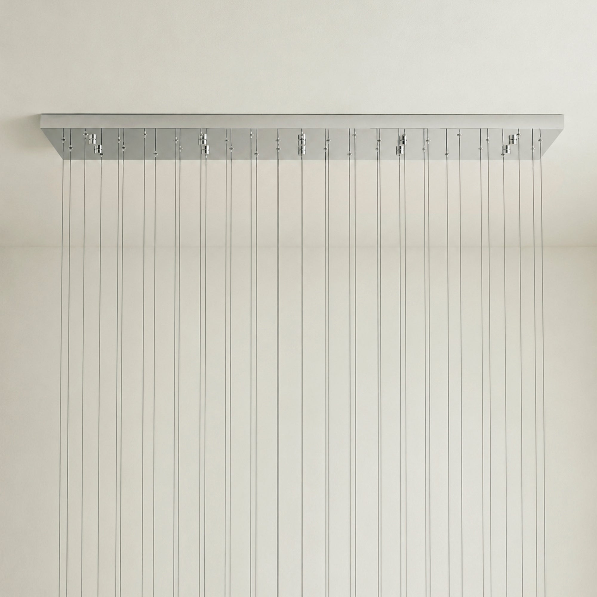 Soltaire Glass Linear Chandelier
