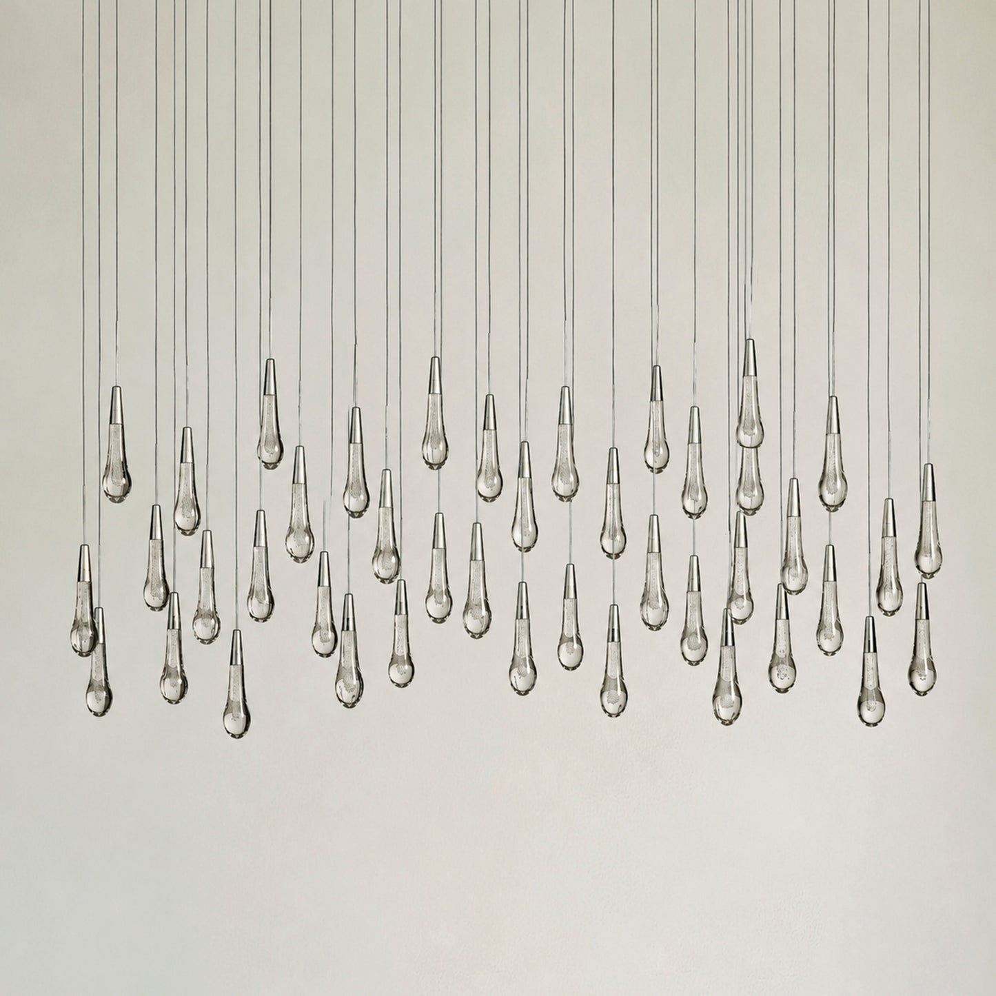 Soltaire Glass Linear Chandelier