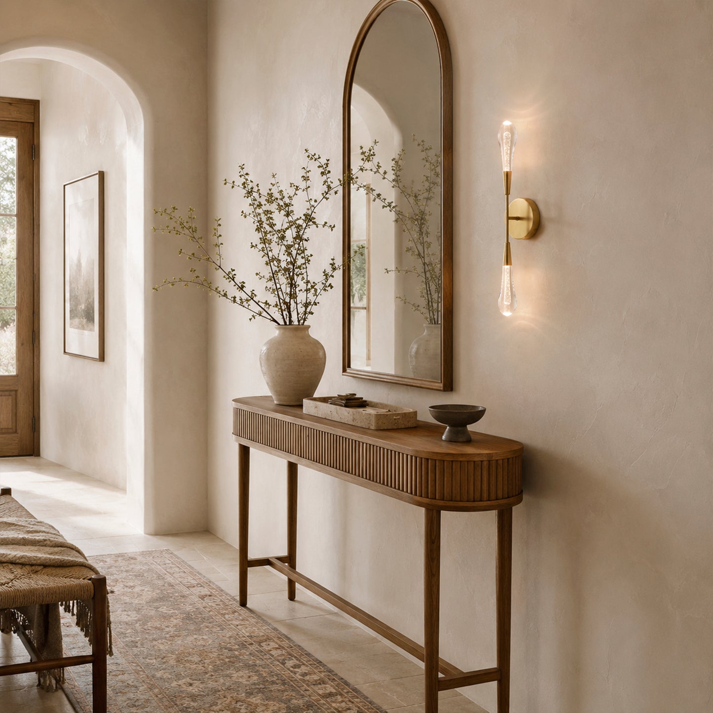 Soltaire Double Sconce