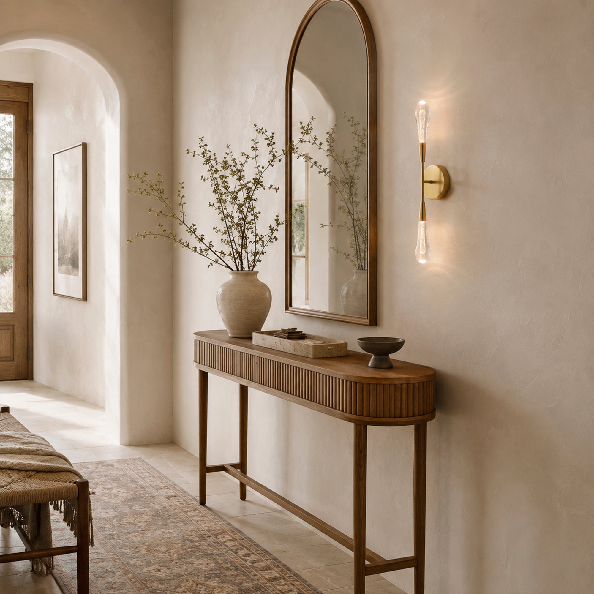 Soltaire Double Sconce