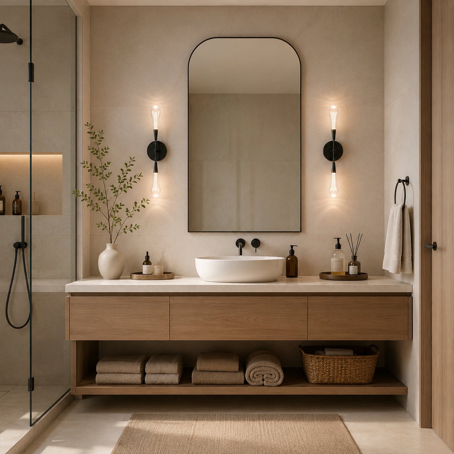 Soltaire Double Sconce