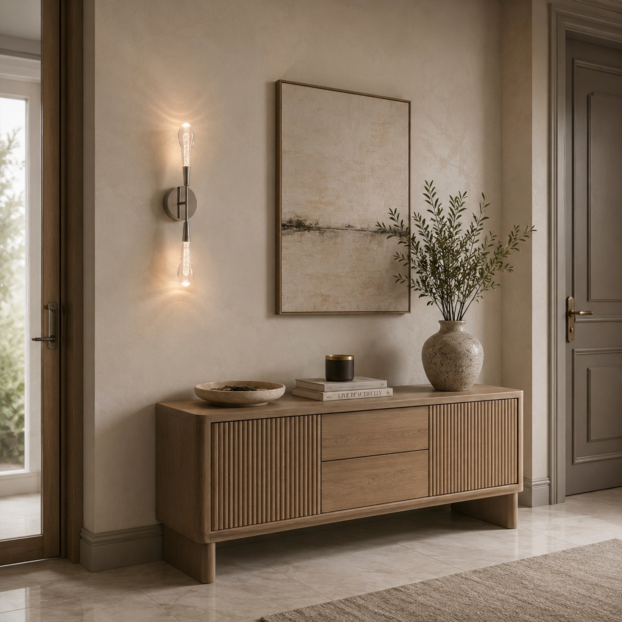 Soltaire Double Sconce