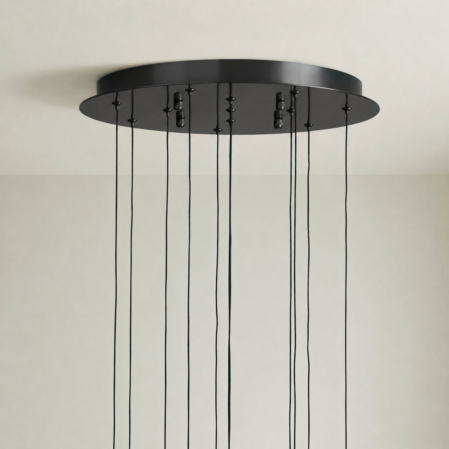 Soltaire Modern Round Chandelier 17" 24" 36" 58"