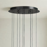 Soltaire Modern Round Chandelier 17" 24" 36" 58"