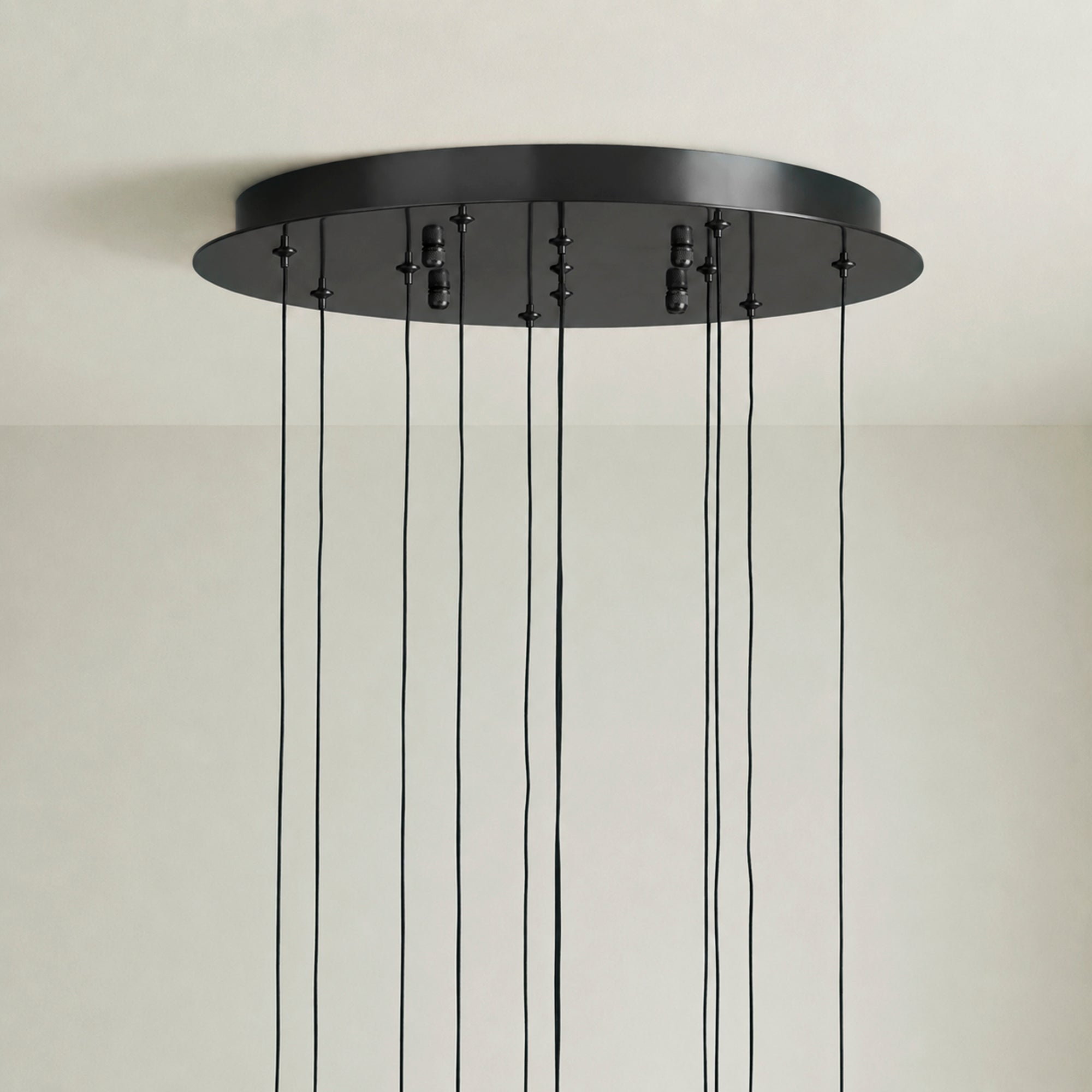 Soltaire Modern Round Chandelier 17" 24" 36" 58"