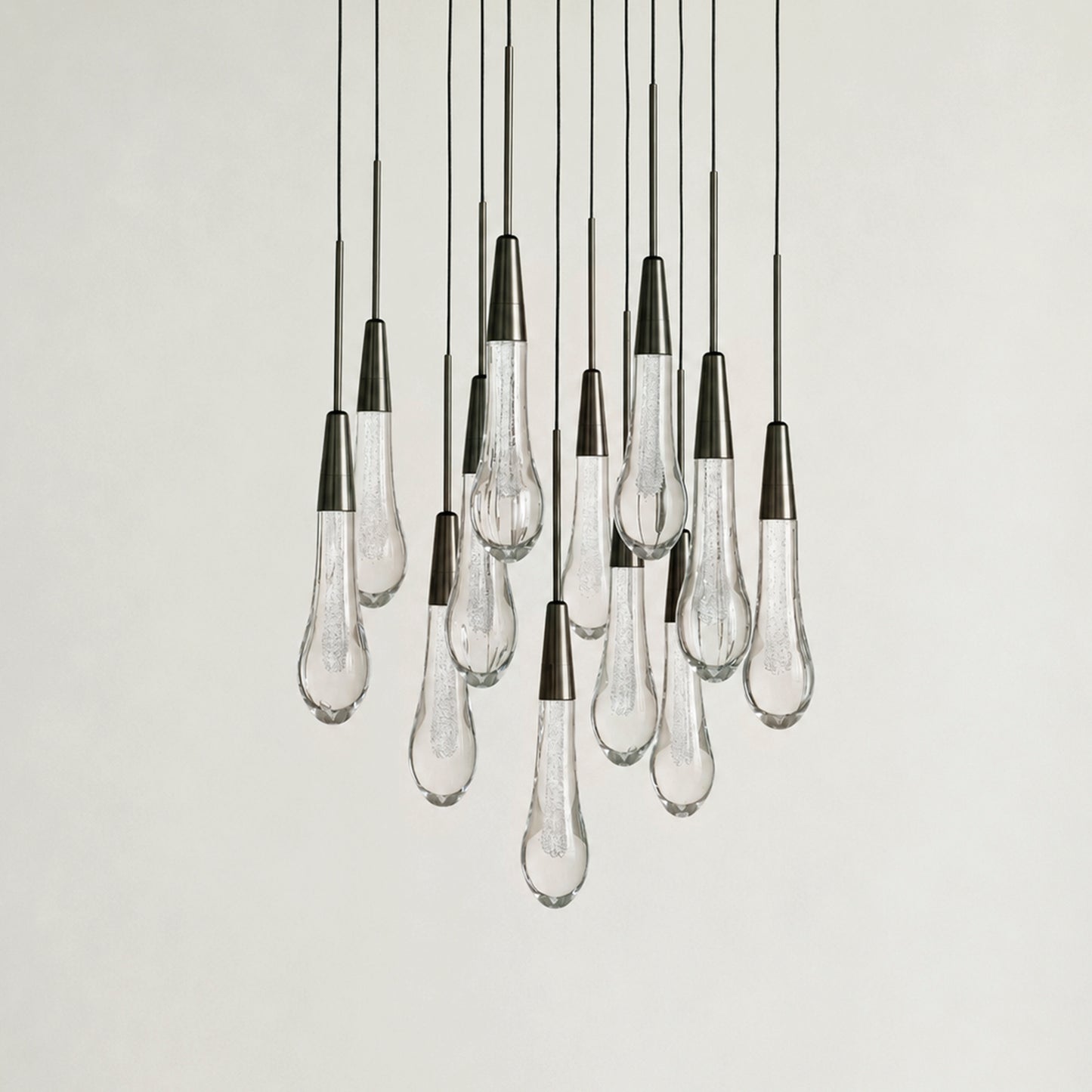 Soltaire Modern Round Chandelier 17" 24" 36" 58"