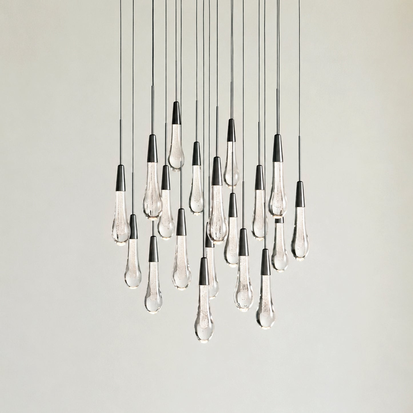 Soltaire Modern Round Chandelier 17" 24" 36" 58"