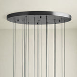 Soltaire Modern Round Chandelier 17" 24" 36" 58"