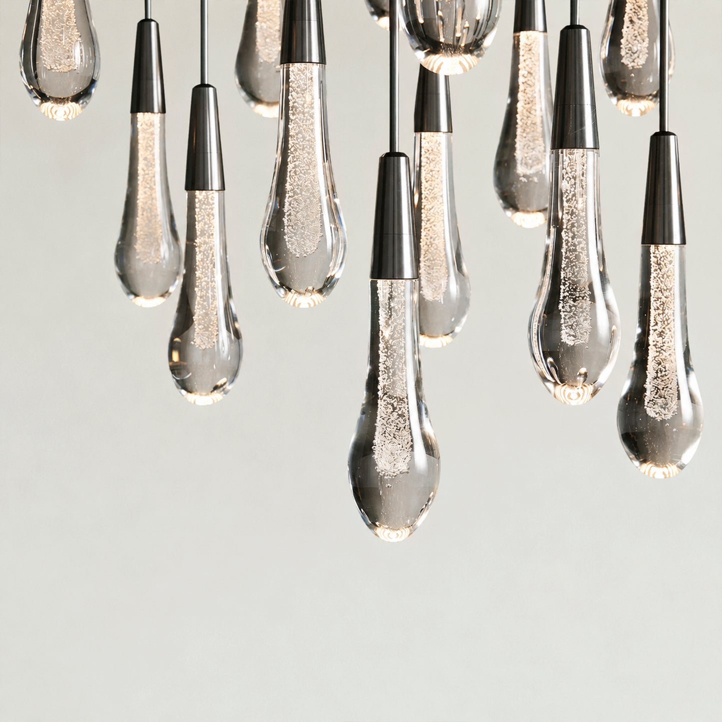 Soltaire Modern Round Chandelier 17" 24" 36" 58"