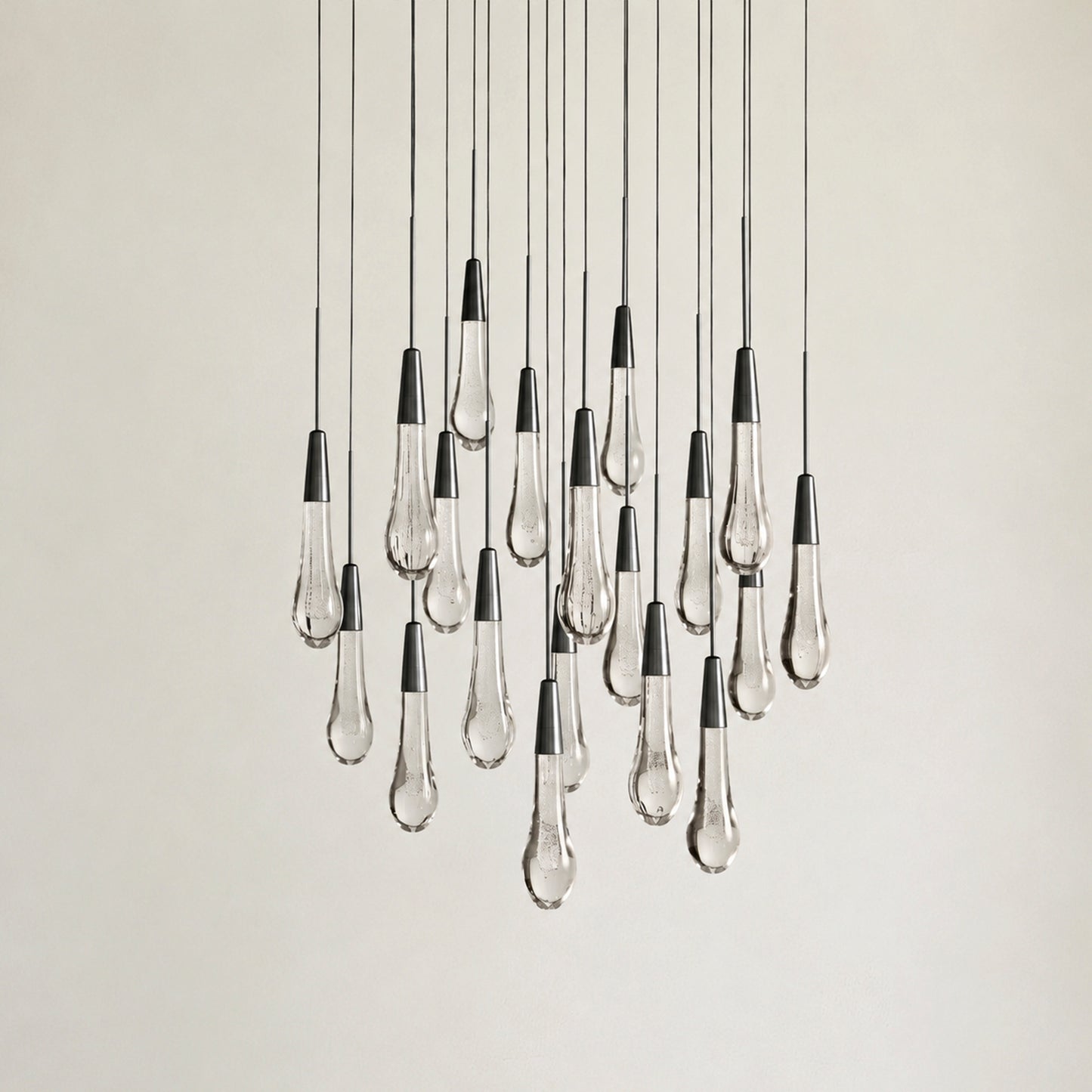 Soltaire Modern Round Chandelier 17" 24" 36" 58"