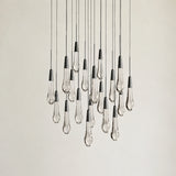 Soltaire Modern Round Chandelier 17" 24" 36" 58"