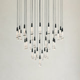 Soltaire Modern Round Chandelier 17" 24" 36" 58"
