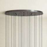 Soltaire Modern Round Chandelier 17" 24" 36" 58"