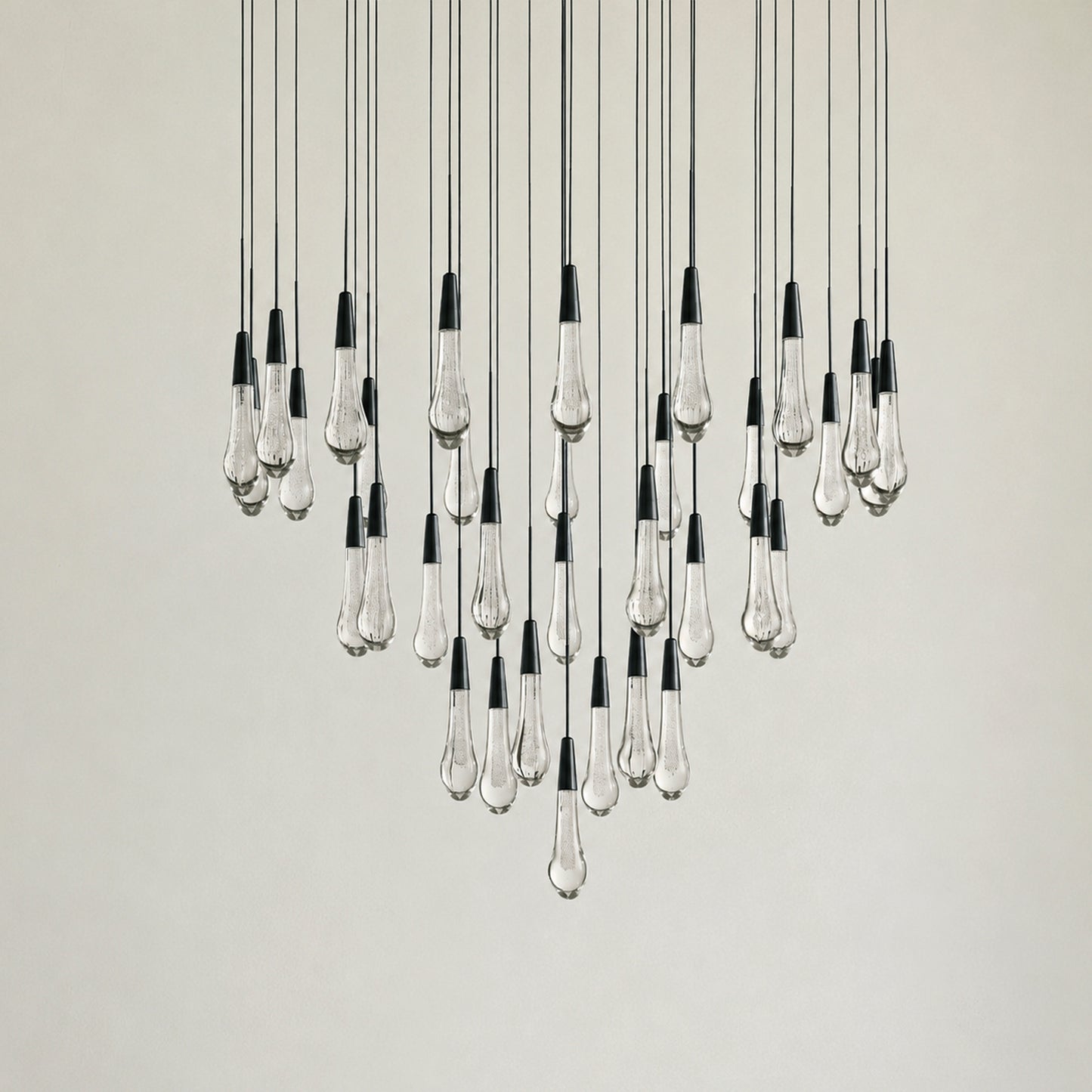 Soltaire Modern Round Chandelier 17" 24" 36" 58"