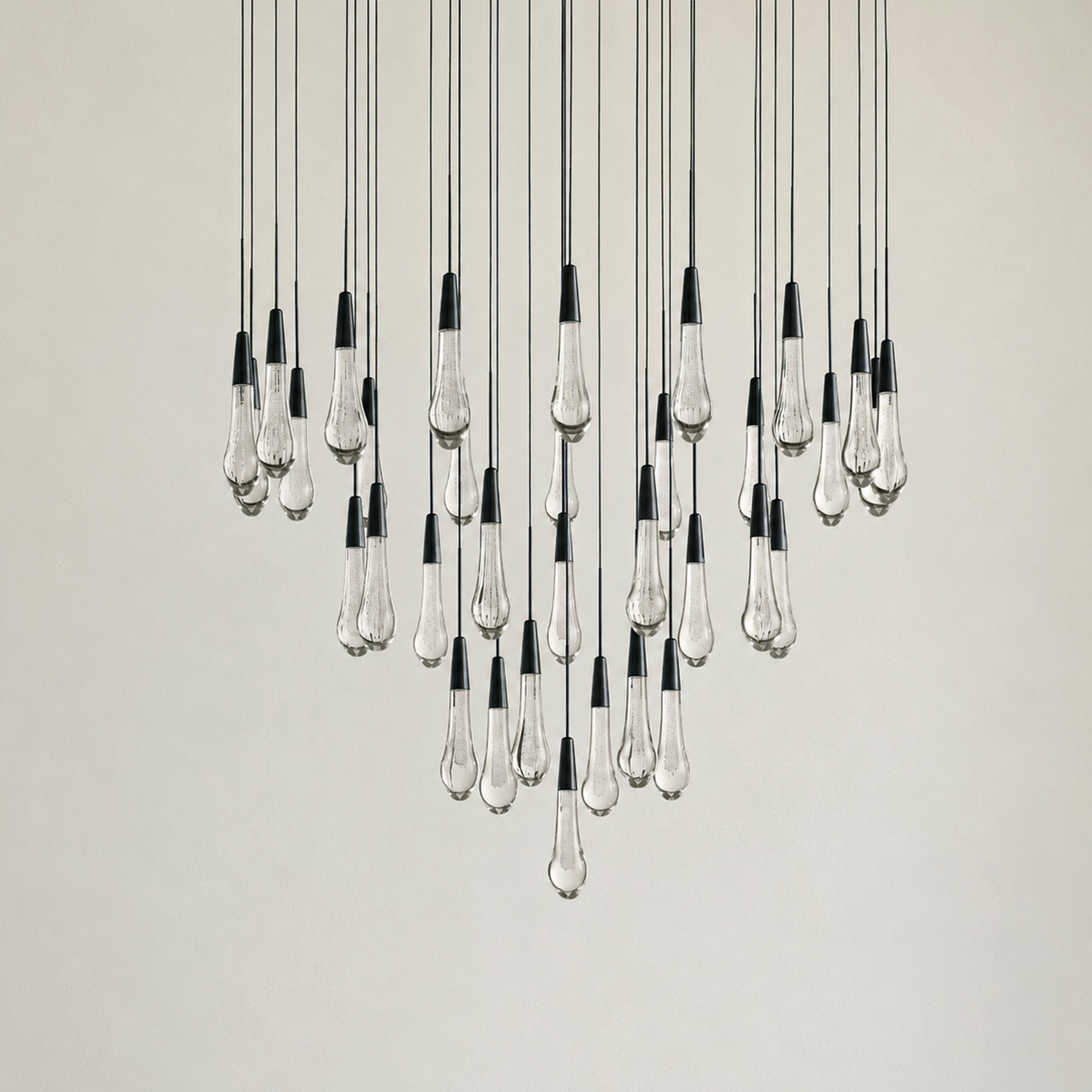 Soltaire Modern Round Chandelier 17" 24" 36" 58"