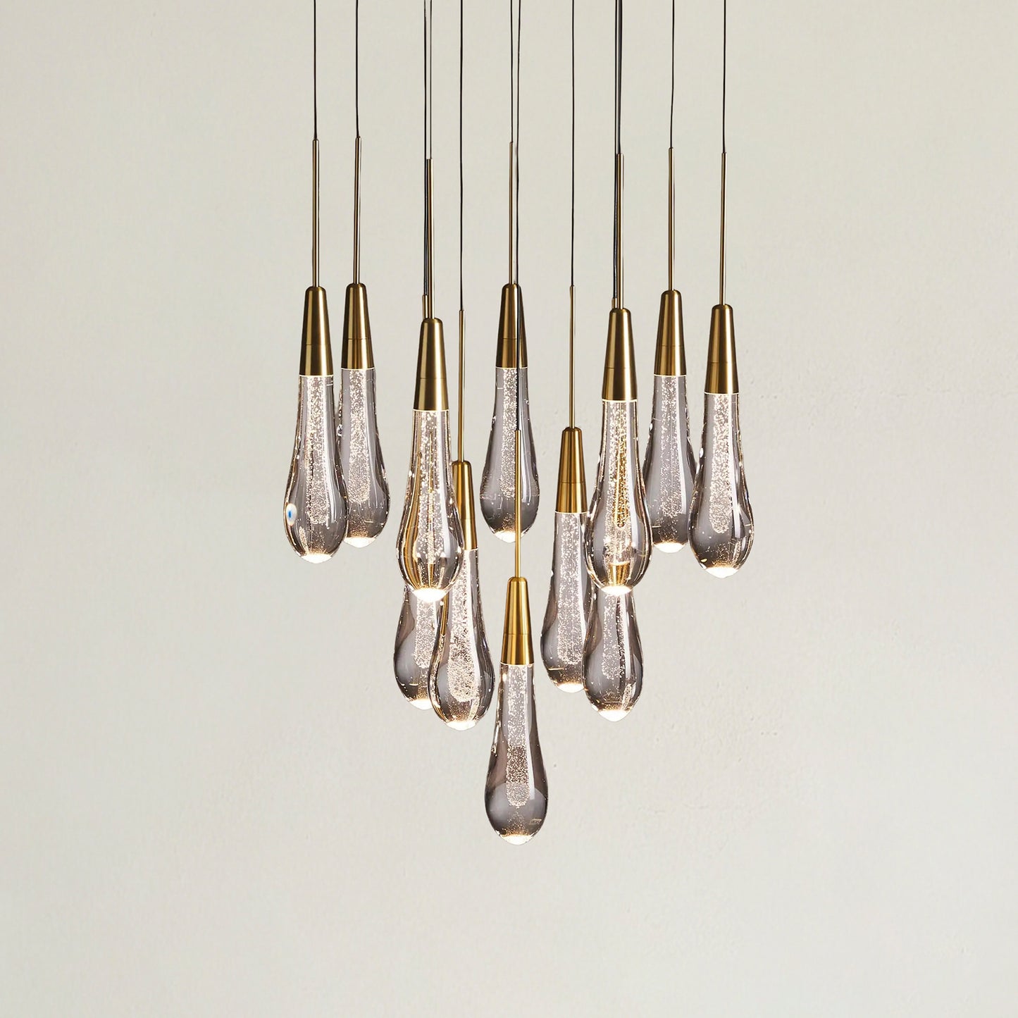 Soltaire Modern Round Chandelier 17" 24" 36" 58"