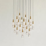 Soltaire Modern Round Chandelier 17" 24" 36" 58"