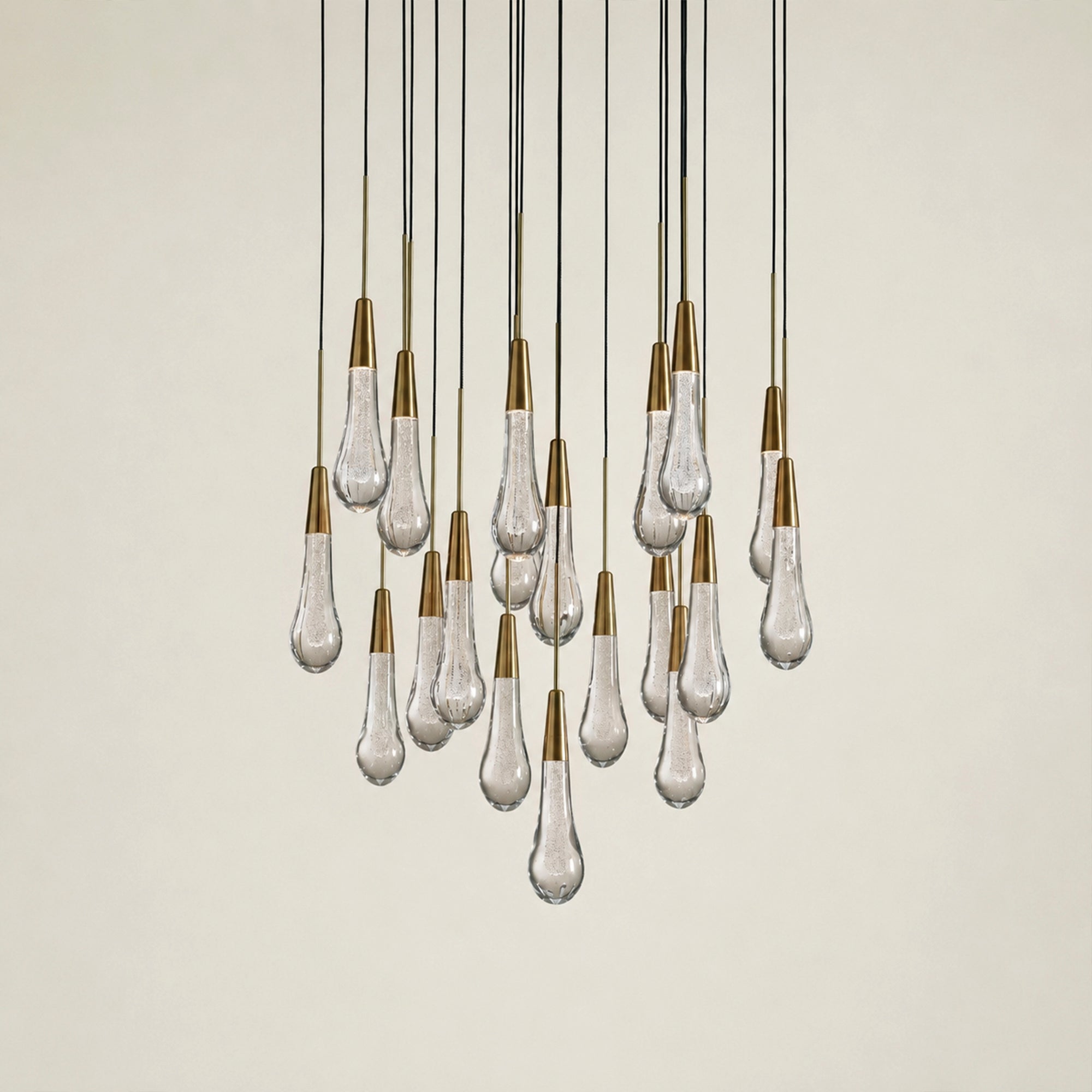 Soltaire Modern Round Chandelier 17" 24" 36" 58"