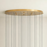 Soltaire Modern Round Chandelier 17" 24" 36" 58"
