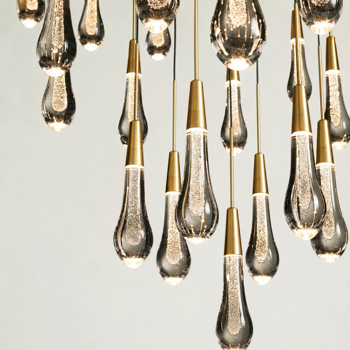 Soltaire Modern Round Chandelier 17" 24" 36" 58"