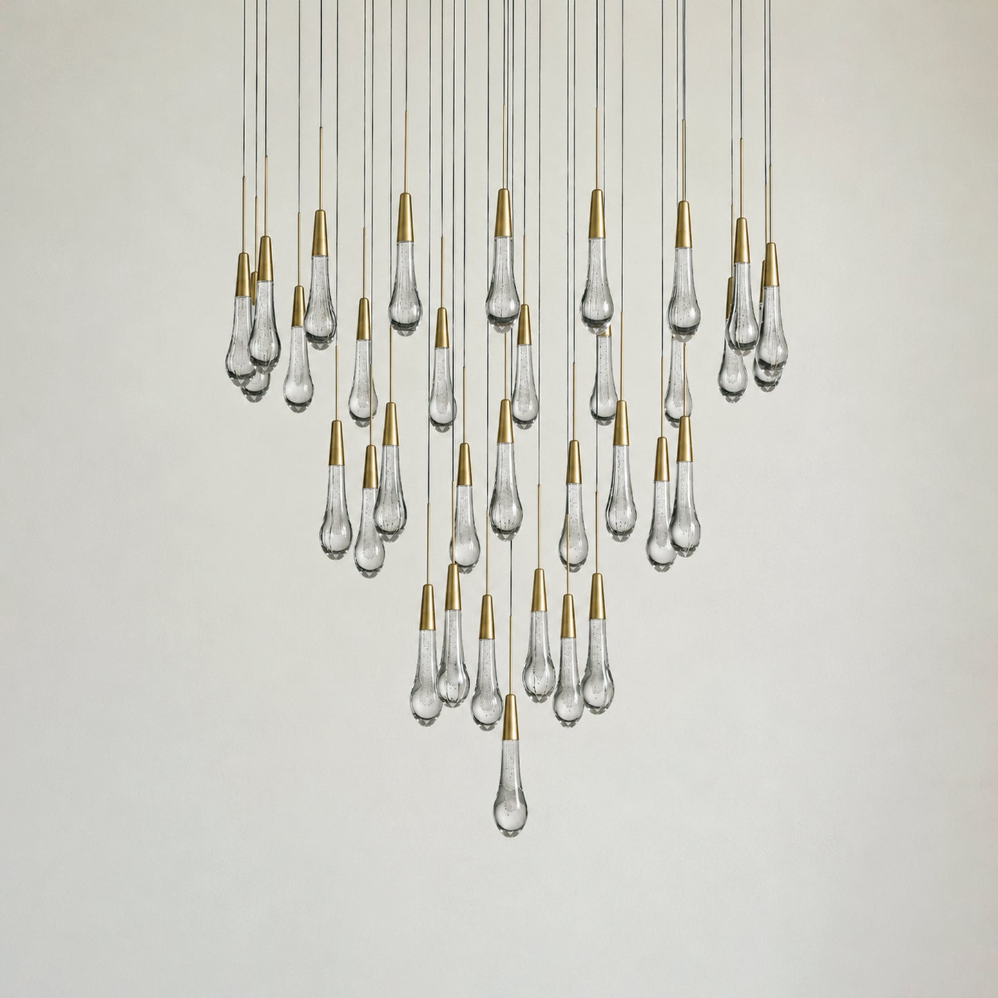 Soltaire Modern Round Chandelier 17" 24" 36" 58"