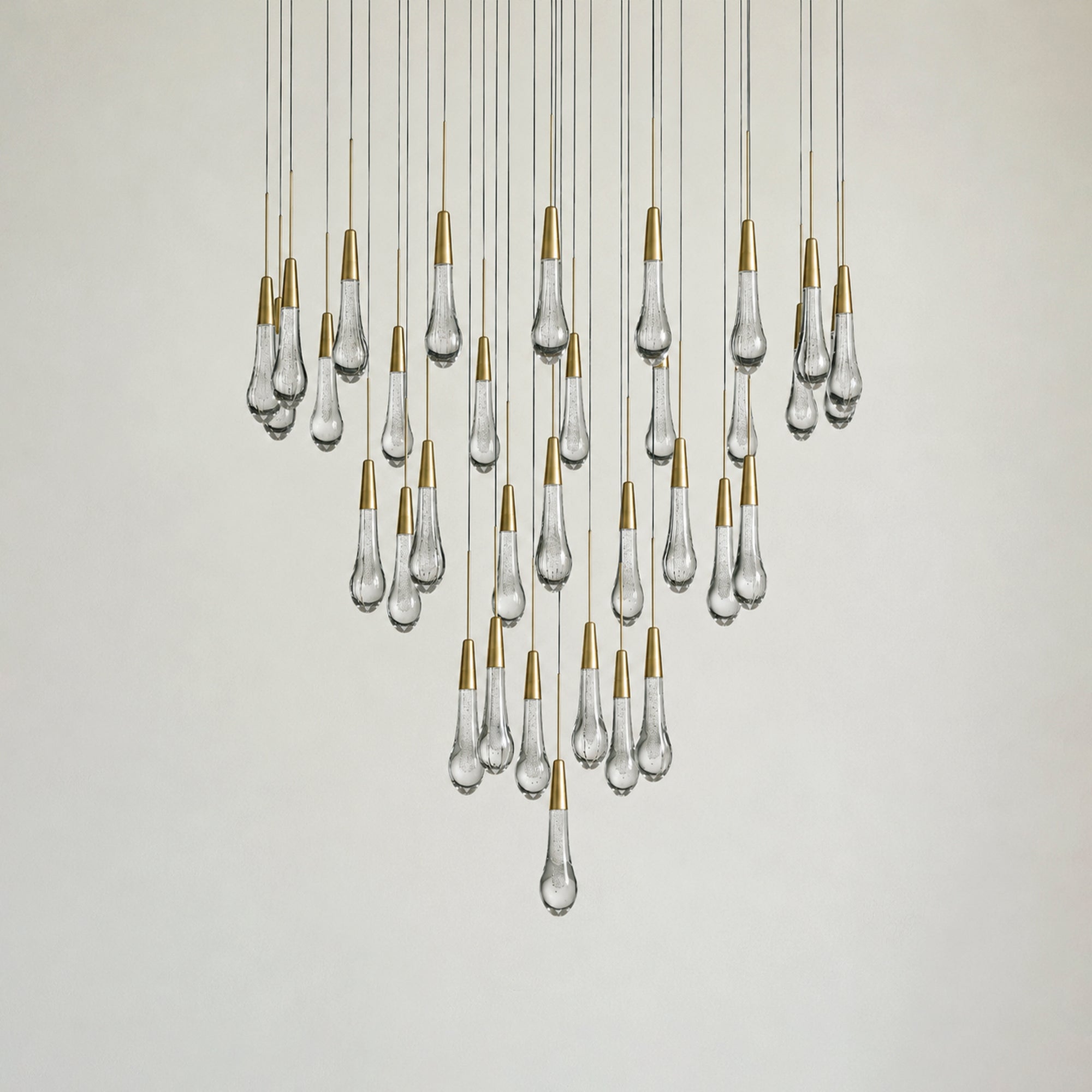 Soltaire Modern Round Chandelier 17" 24" 36" 58"