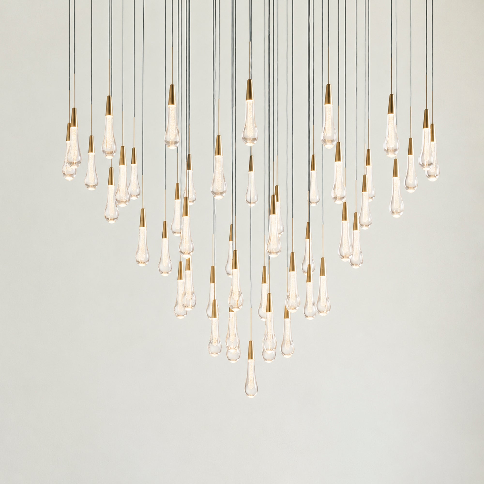 Soltaire Modern Round Chandelier 17" 24" 36" 58"