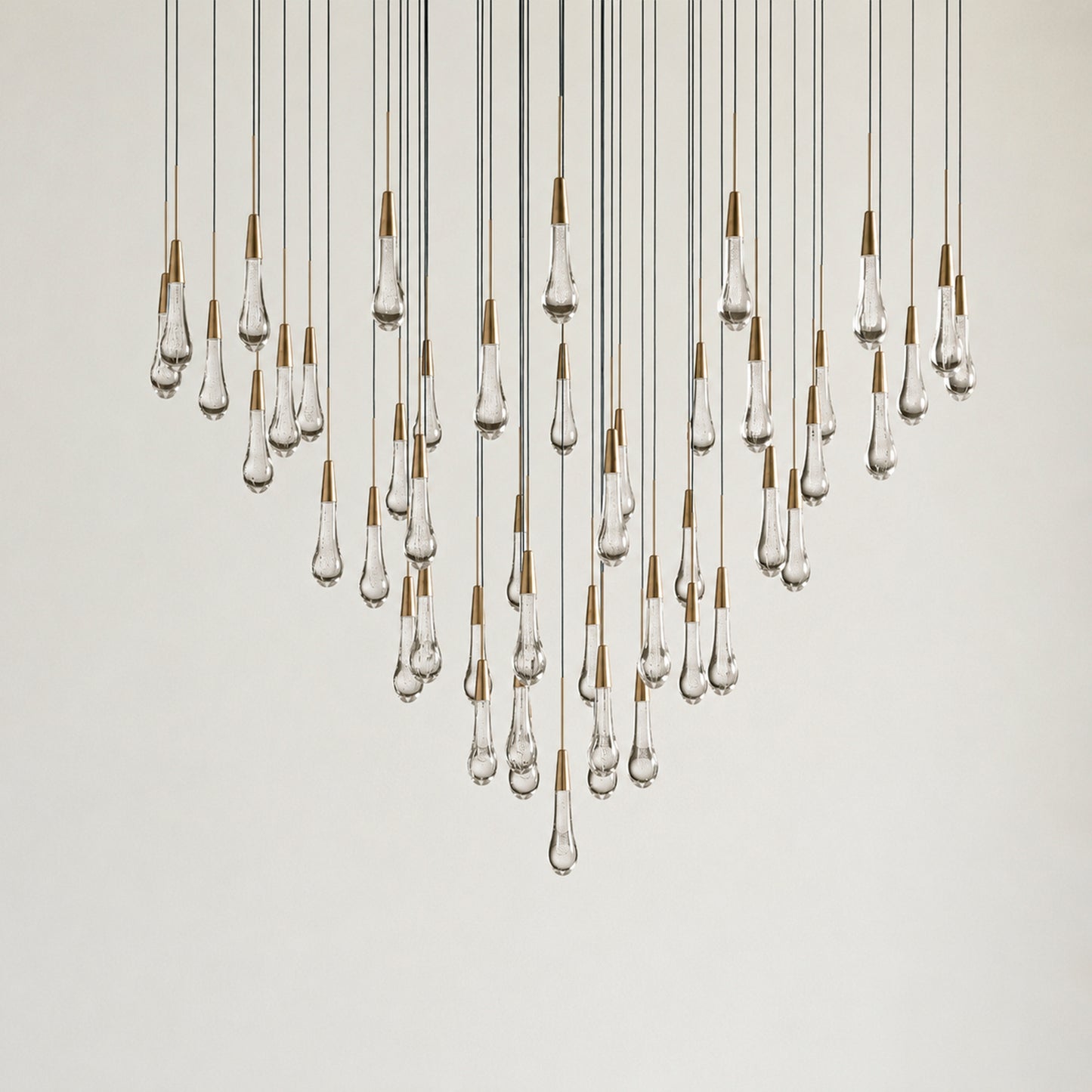 Soltaire Modern Round Chandelier 17" 24" 36" 58"
