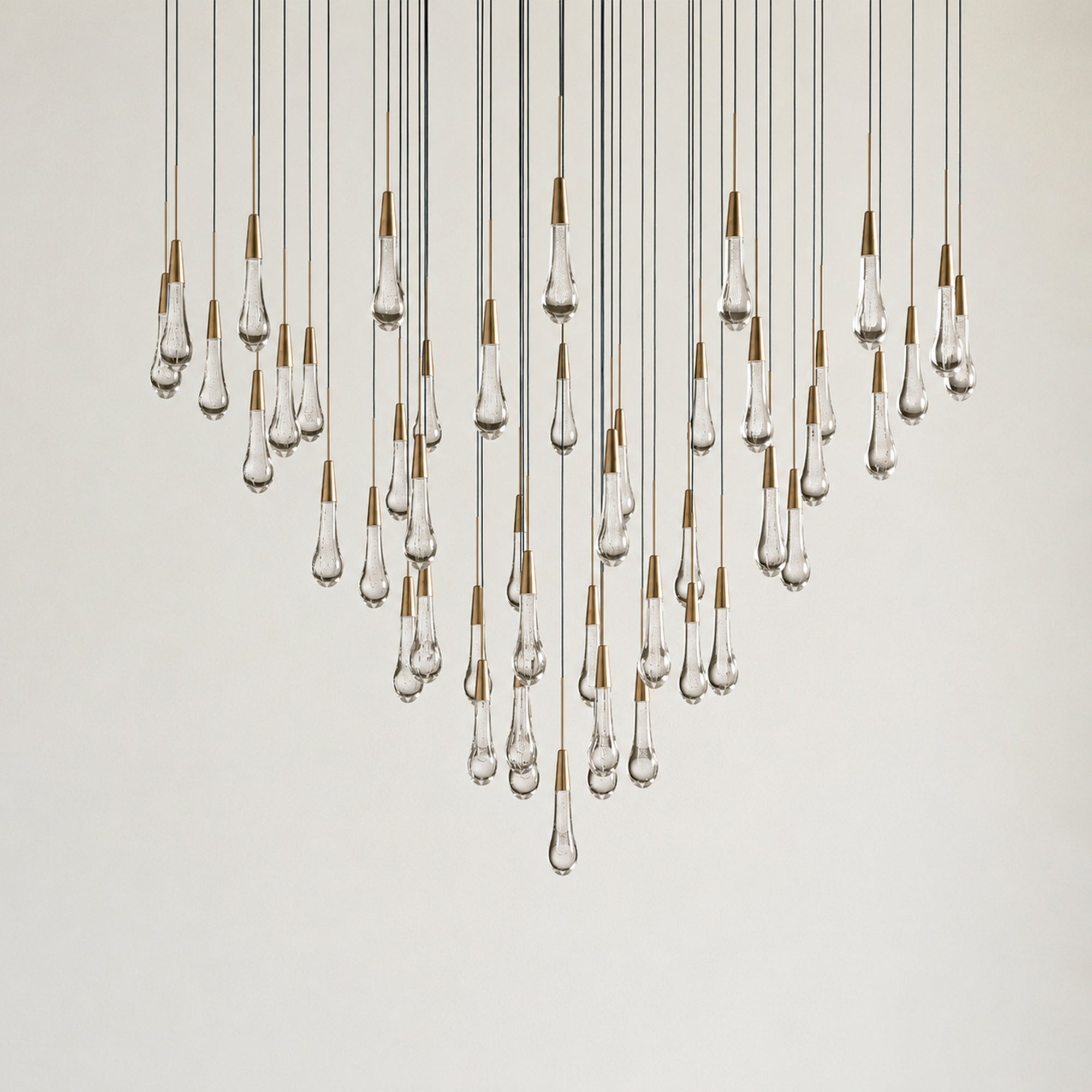 Soltaire Modern Round Chandelier 17" 24" 36" 58"
