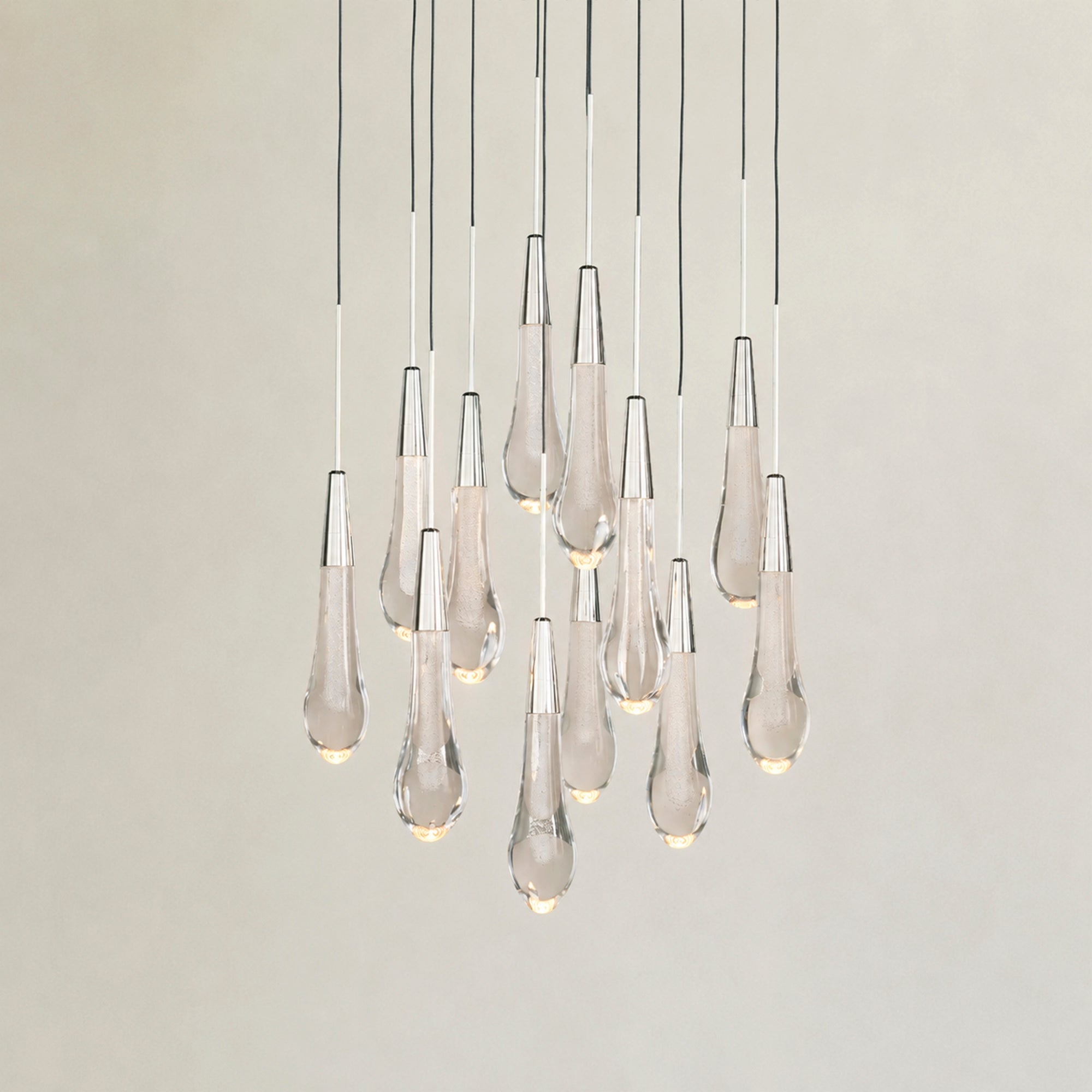 Soltaire Modern Round Chandelier 17" 24" 36" 58"