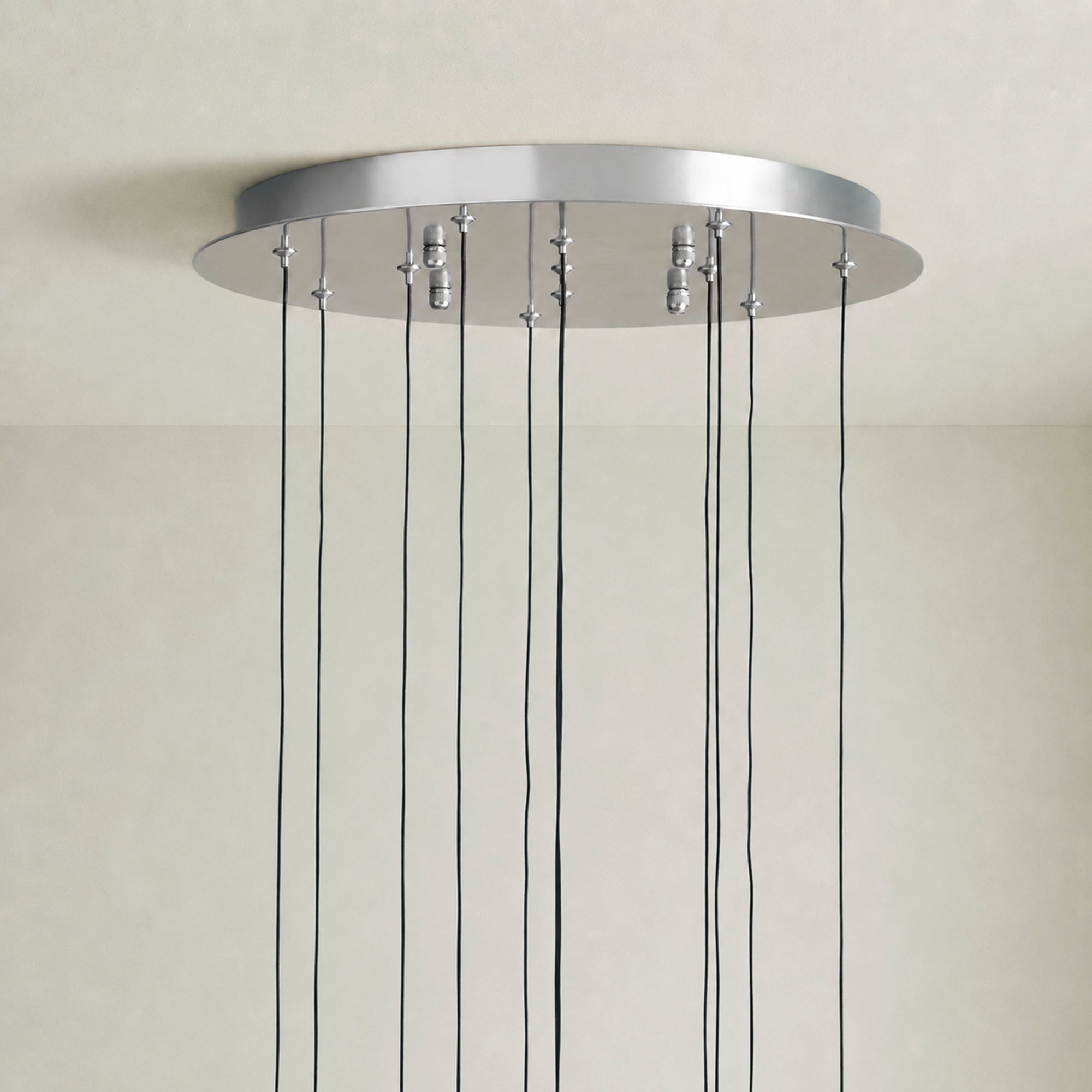Soltaire Modern Round Chandelier 17" 24" 36" 58"