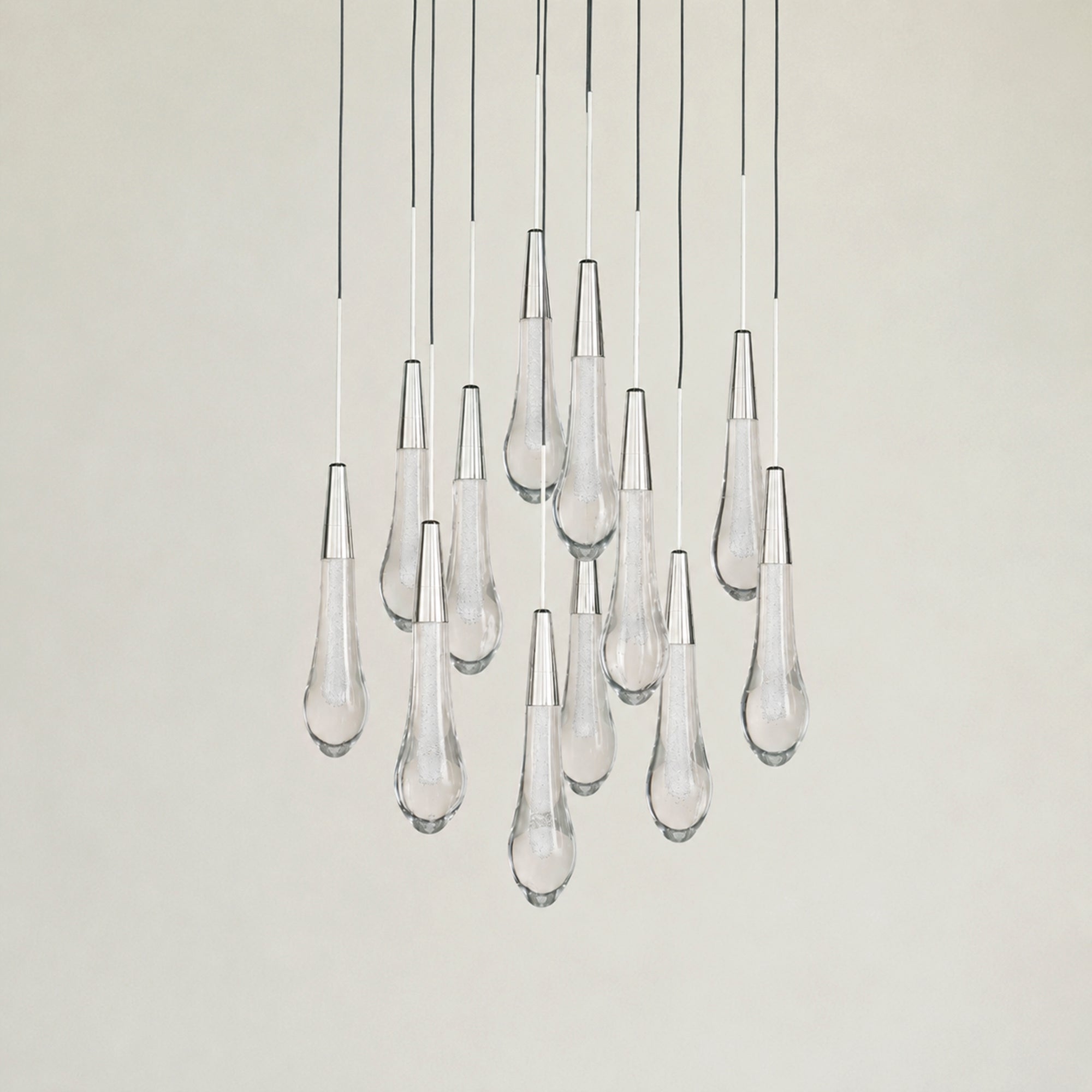 Soltaire Modern Round Chandelier 17" 24" 36" 58"