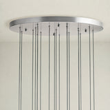 Soltaire Modern Round Chandelier 17" 24" 36" 58"