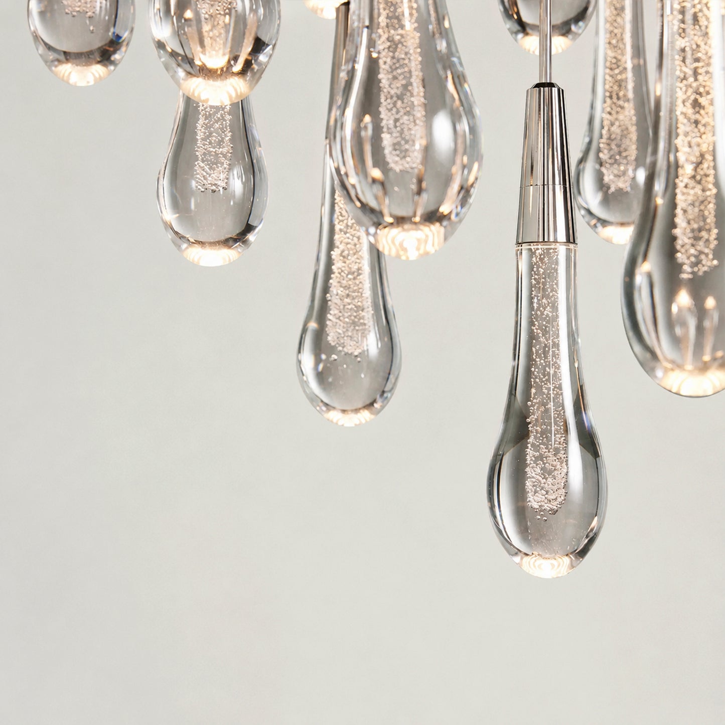 Soltaire Modern Round Chandelier 17" 24" 36" 58"