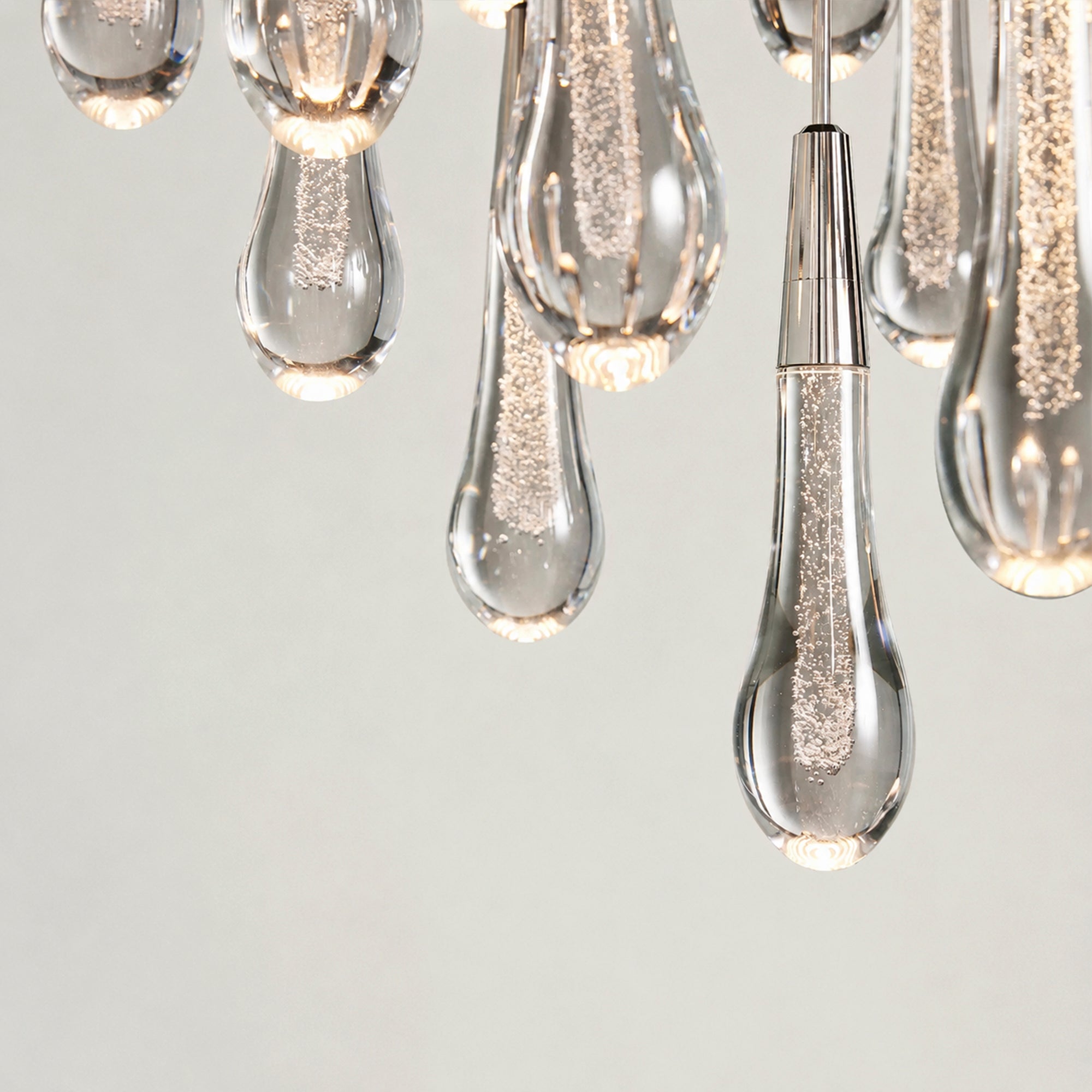 Soltaire Modern Round Chandelier 17" 24" 36" 58"