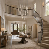 Soltaire Modern Round Chandelier 17" 24" 36" 58"