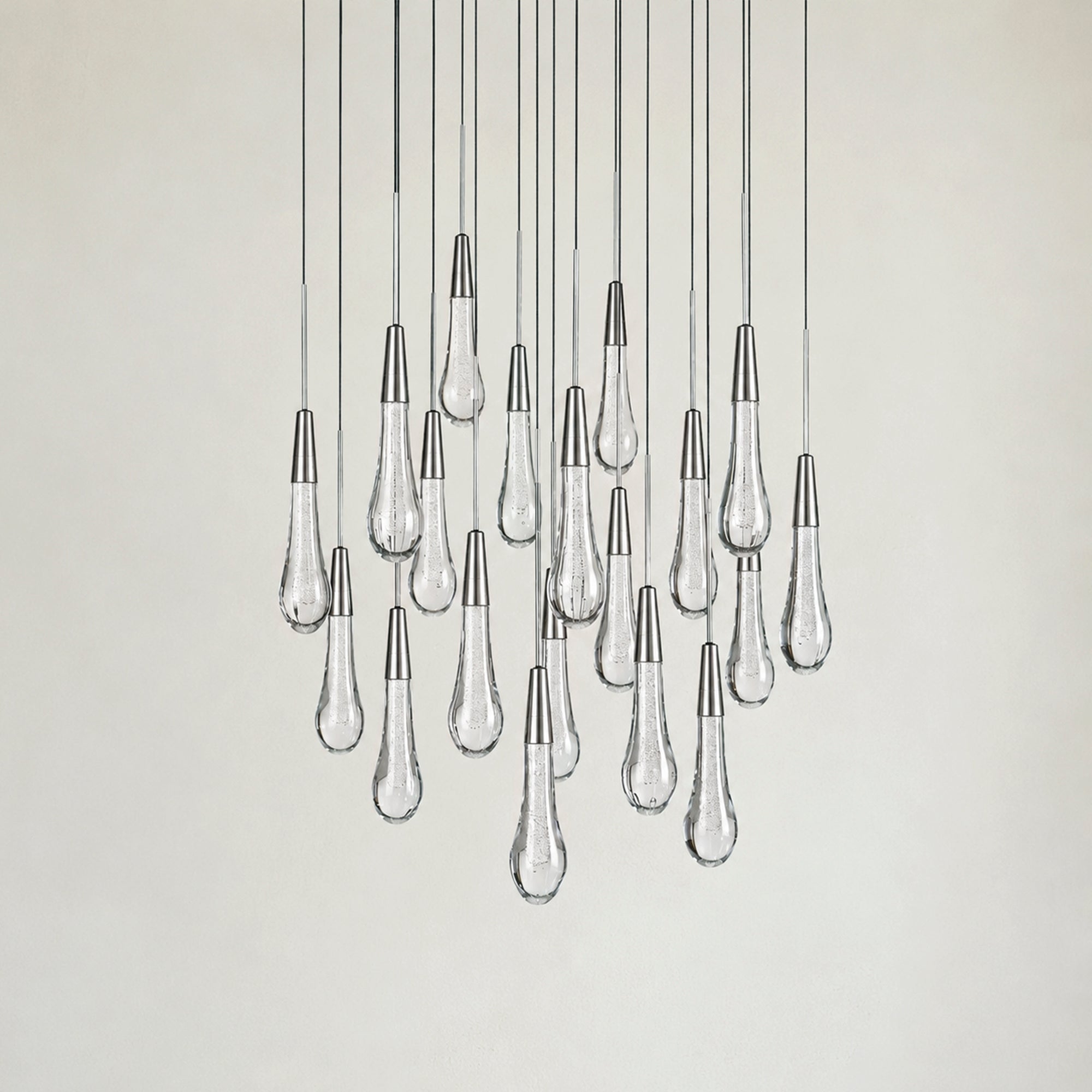 Soltaire Modern Round Chandelier 17" 24" 36" 58"