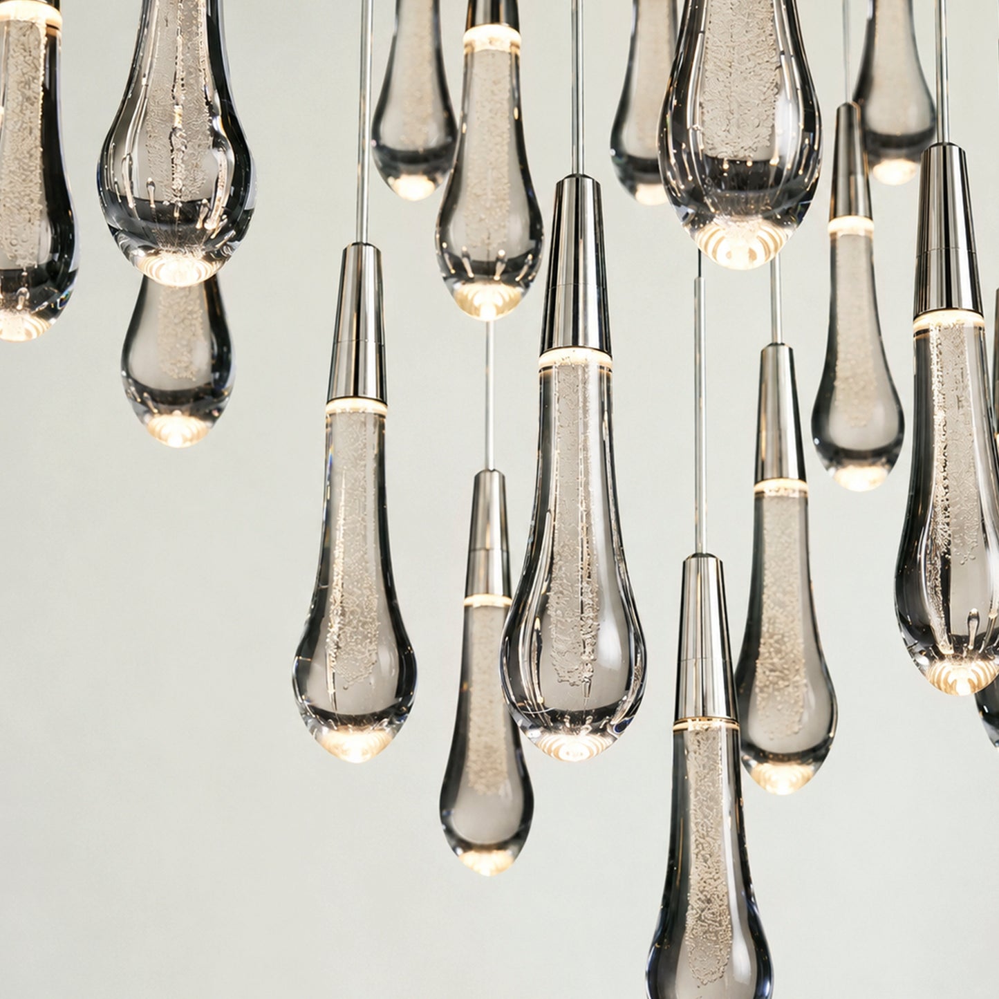 Soltaire Modern Round Chandelier 17" 24" 36" 58"