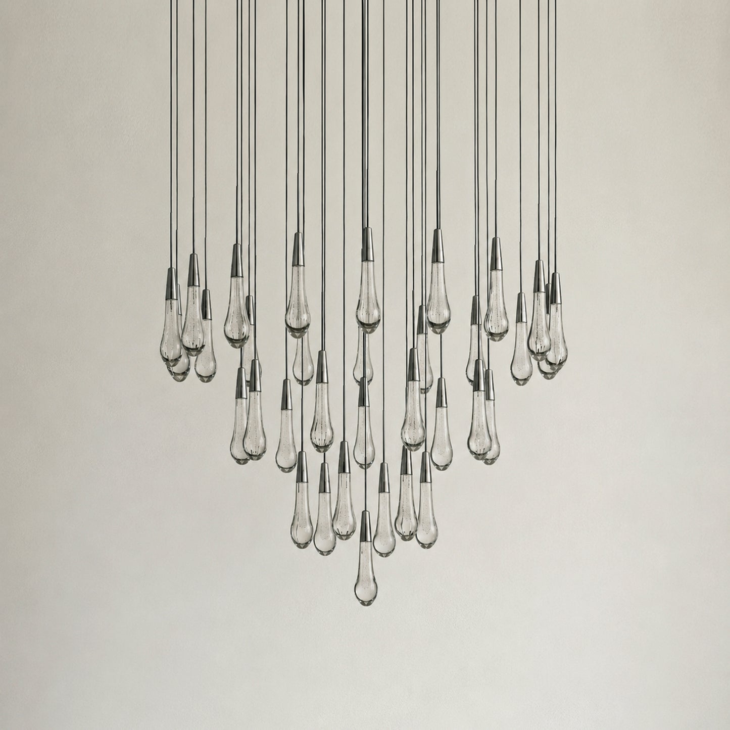 Soltaire Modern Round Chandelier 17" 24" 36" 58"