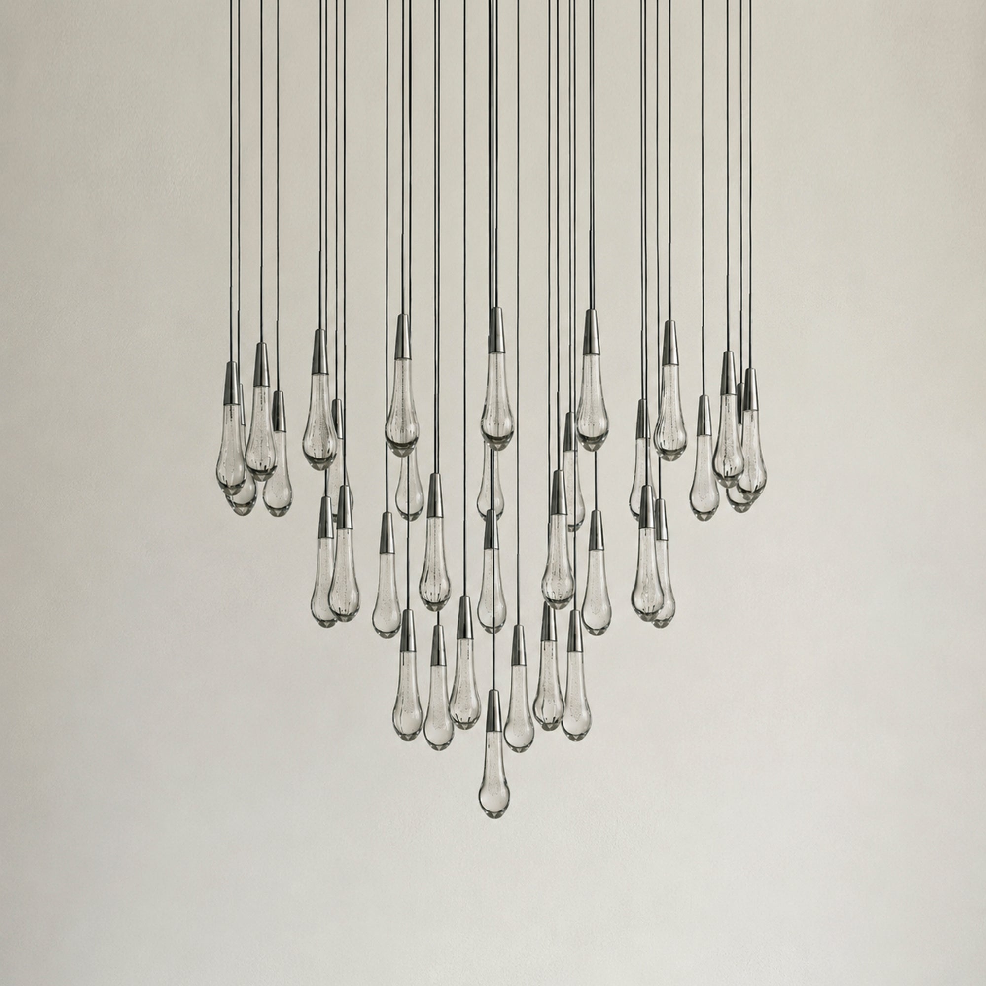 Soltaire Modern Round Chandelier 17" 24" 36" 58"