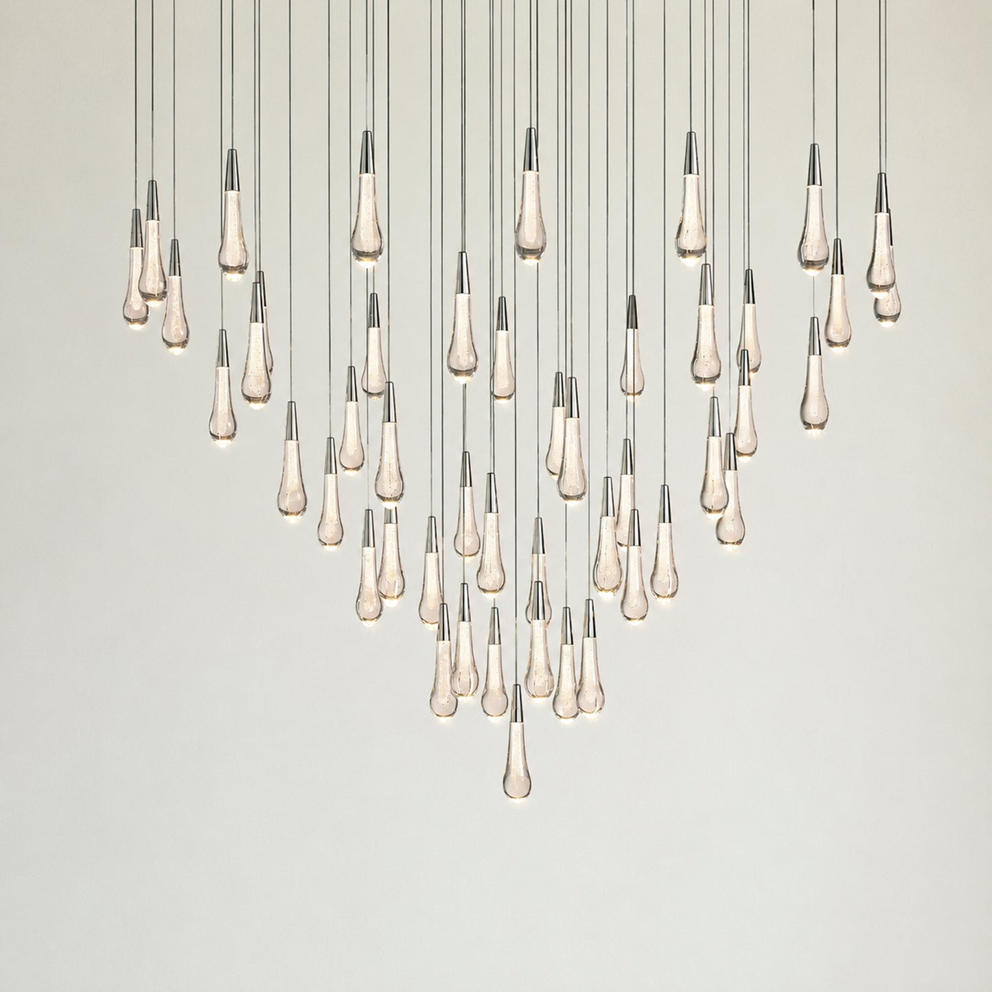 Soltaire Modern Round Chandelier 17" 24" 36" 58"