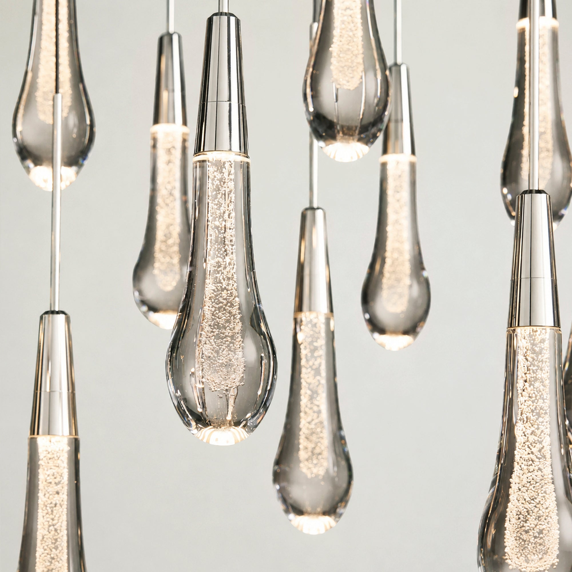 Soltaire Modern Round Chandelier 17" 24" 36" 58"